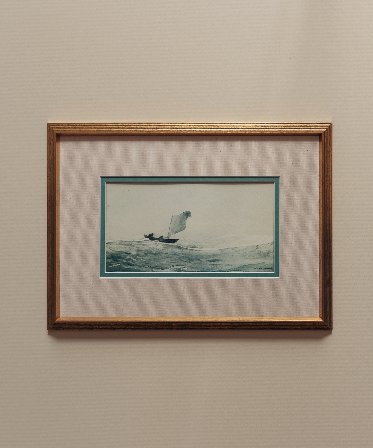 The Boat In A Storm